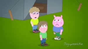 Поросёнок Жорж. Новые серии. Жорж подсыпал Брюсу. ПодпрыгайКа