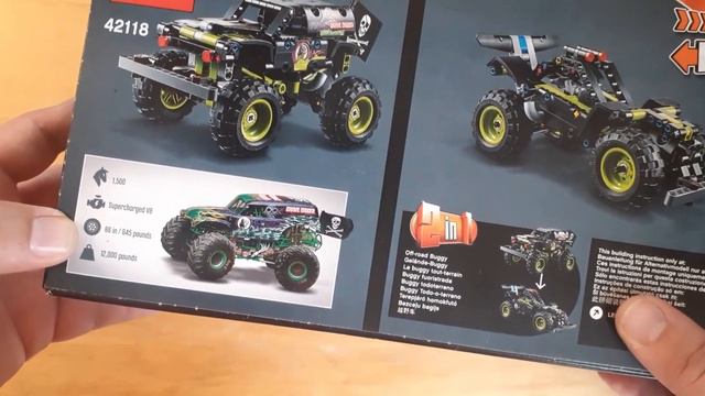 Lego Technic 42118 Monster Jam "Grave Digger" смотреть онлайн
