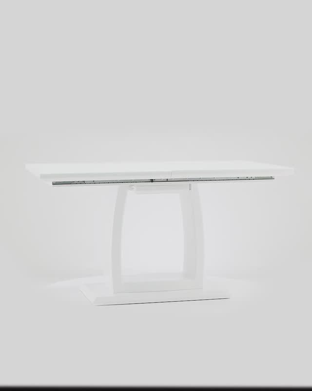 Стол Орлеан. Обеденный раскладной стол с прямоугольной столешницей на красивой ножке смотреть онлайн