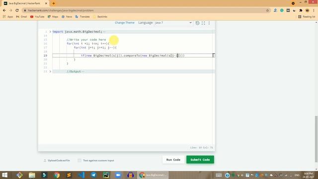 HackerRank Java BigDecimal problem solution in Java | Java problems solutions | Programmingoneonone смотреть онлайн