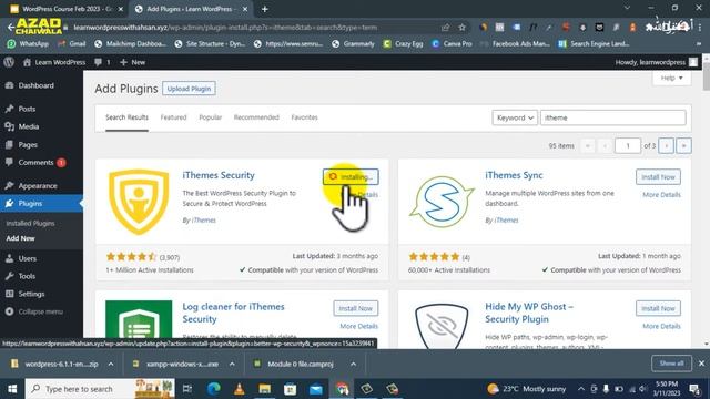 Introduction to WordPress Dashboard | FREE Wordpress Course | Azadchaiwala | Class 05 смотреть онлайн