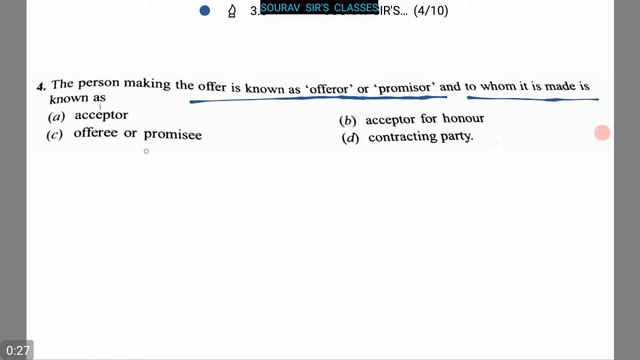 MERCANTILE LAW OFFEROR CS,CMA,CFA,CA-CPT,IPCC,FINALS,ICWA BCOM,MCOM смотреть онлайн