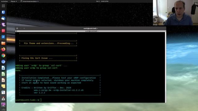 RDP to a LXC Container with a Desktop and Serve it with Apache Guacamole смотреть онлайн