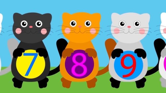 Песня с цифрами | Детские песенки | Учим цифры смотреть онлайн