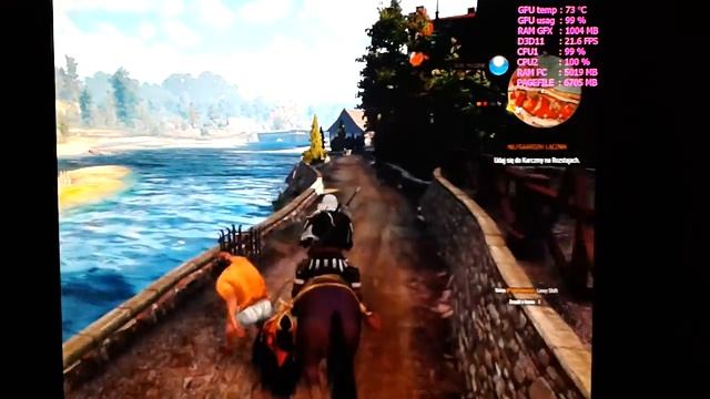 Witcher 3 Core 2 Duo E8400 @3600MHz+ GTS 450 @895 MHz 1GB + 8GB RAM смотреть онлайн