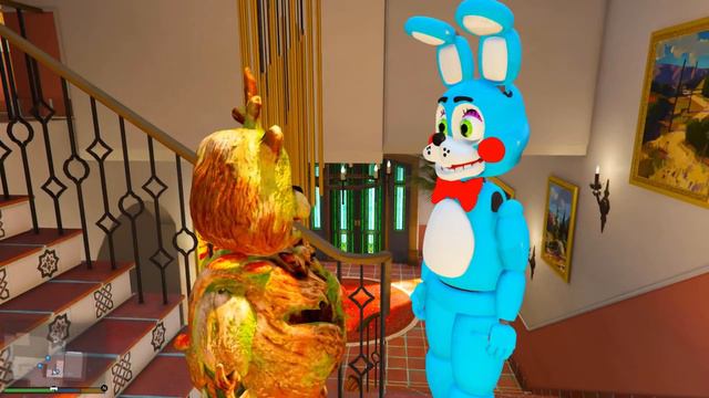 КАК ЛЕСНЫЕ АНИМАТРОНИКИ СПАСАЛИ ДРУЗЕЙ ОТ ГИГАНТА БУББА В ГТА 5 ФНАФ МОДЫ GTA 5 АНИМАТРОНИКИ FNAF смотреть онлайн