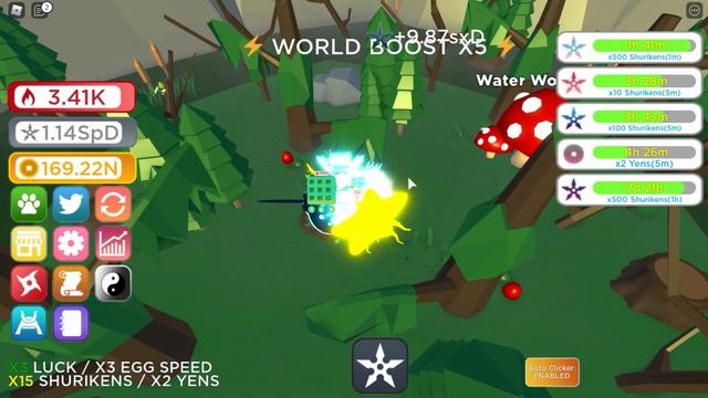ААА!?Я СЛУЧАЙНО ПРОДАЛ СЕКРЕТКУ в Ниндзя Кликер Симулятор! NINJA CLICKER ROBLOX SIMULATOR смотреть онлайн