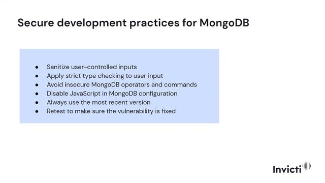 NoSQL security scanning: Finding and remediating MongoDB injection vulnerabilities смотреть онлайн