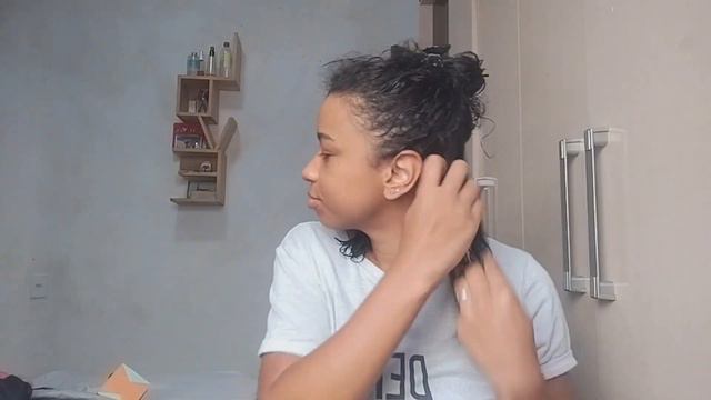 PASSEI BOTOX NO MEU CABELO CACHEADO 😱 cápsula hair botox zero смотреть онлайн