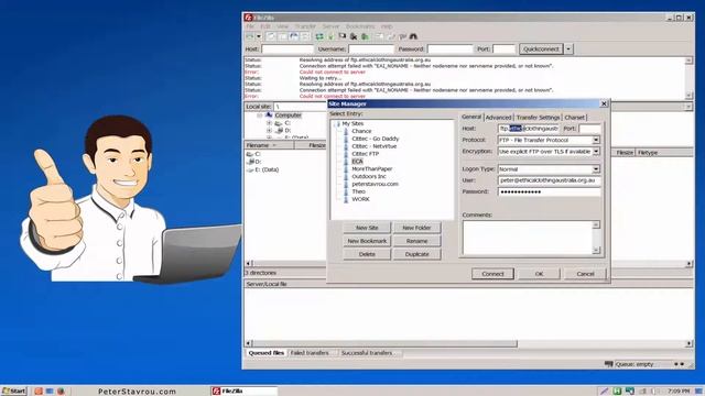 How To Fix FileZilla Connection Error - Failed with EAI смотреть онлайн