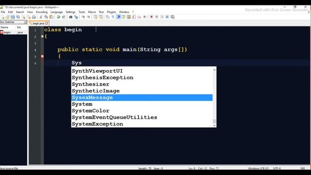 Java first program || How to Compile and run java program || Java Part 1 смотреть онлайн