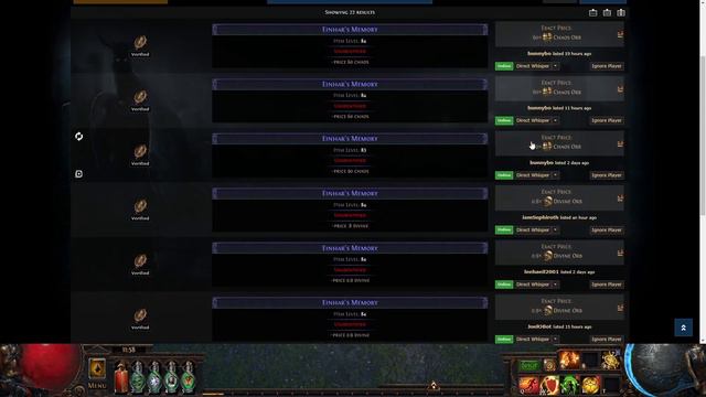 Path of Exile 3.19 Atlas Memory Trade Bug смотреть онлайн