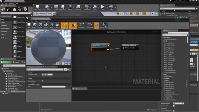 [UE4 Tutorial] How To Make a Basic Layered Material in UE4 (pt. 2) смотреть онлайн