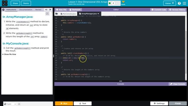 Code.org Lesson 1.2 One-Dimensional (1D) Arrays | Tutorial and Answers | Unit 3 Computer Science A смотреть онлайн