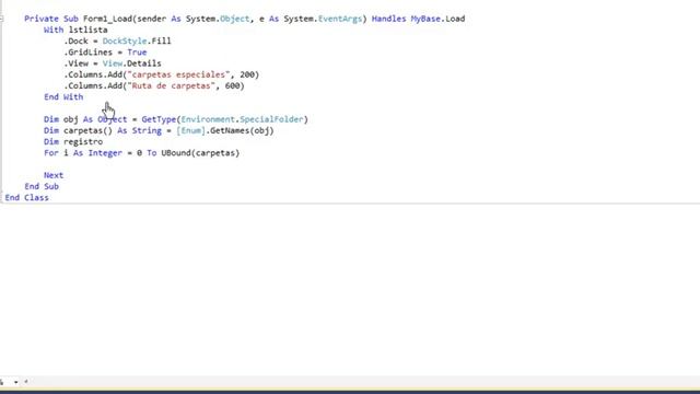 ver carpetas especiales y directorios de Windows desde visual basic смотреть онлайн