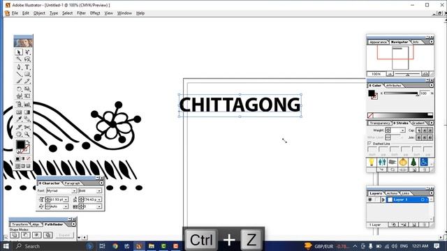 Adobe Illustrator 10 Bangla Tutorial. Graphics Design tutorial. Illustration tutorial. смотреть онлайн