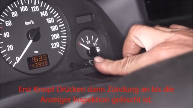 Opel Zafira Bj ab 1999-2005 Service zurückstellen смотреть онлайн
