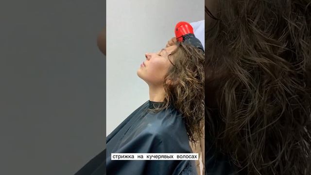 Стрижка на кудрявых волосах смотреть онлайн