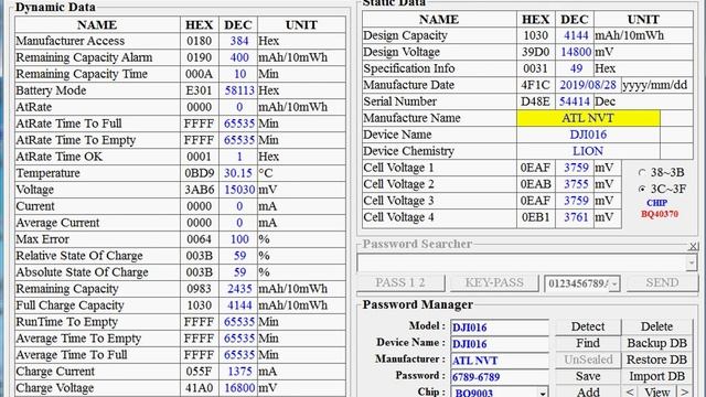 VIDEO UNLOCK BQ30Z55 BQ40Z50 BQ9003 BQ78350 FLYCAM смотреть онлайн