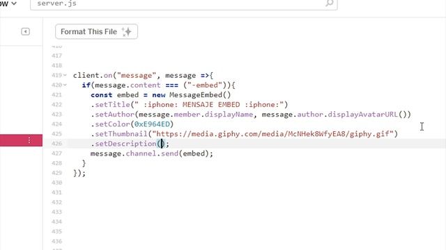 COMO HACER UN MENSAJE EMBED - BOT DISCORD(Discord.js v12) - Ripi смотреть онлайн