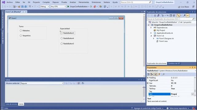 11 y 12 Ejemplo Windows form Manejo de RadioButton y Agrupamiento смотреть онлайн