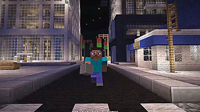 карта города майнкрафт (Minecraft) смотреть онлайн