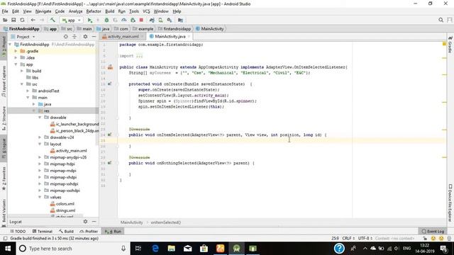 Working with Spinner Android app development full course lecture 8|| By Coding Mode (Amina Sa'eed) смотреть онлайн