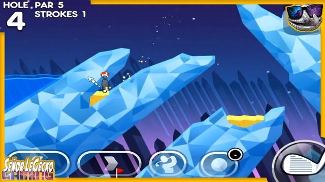 Super Stickman Golf 3 | GHOST FLAG | Crystal Cliffs | Tour 4 смотреть онлайн