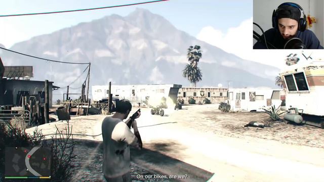 Trevor Fights a Gangster to save his Business | GTA 5 смотреть онлайн