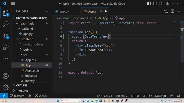 Flask and React.js Integration Tutorial: API Connection for Beginners [HINDI] смотреть онлайн