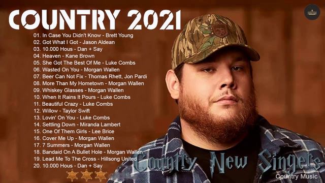 Luke Combs, Morgan Wallen, Brett young, Thomas Rhett, Jon Pardi, Lee Brice - Greatest Hits 2021 смотреть онлайн