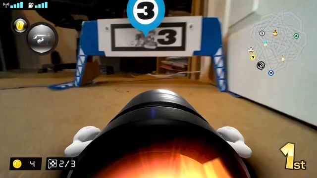 Making a HORRIBLE Track in Mario Kart Live Home Circuit смотреть онлайн