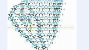 Шарф - косынка Платок Морозные узоры  Вязание крючком Мамочкин канал Ч.2 Описание схемы