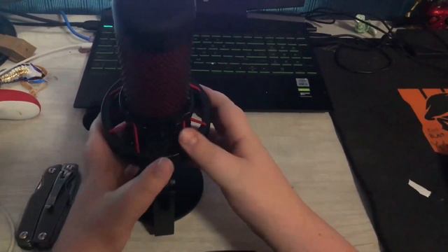 Hyperx Quadcast gaming mic unboxing and mic test! смотреть онлайн