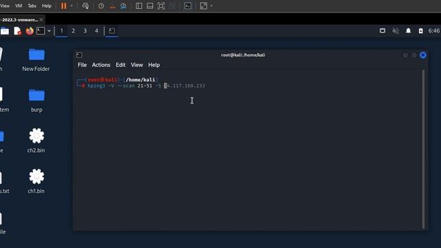 hping3 firewall open port scanner | KALI LINUX смотреть онлайн