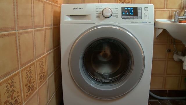 Samsung washing machine eco drum clean program - wash wasching machine demo смотреть онлайн