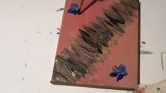 Рисуем вместе картину с васильками. Рисуй со мной. Акрил. Техника. Painting. смотреть онлайн