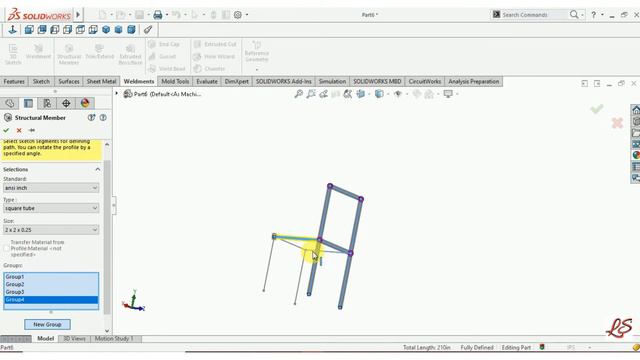 ||How To Make Chair In Solidworks||3D Sketch||Weldments Tutorial||Wood Working In Solidworks|| смотреть онлайн