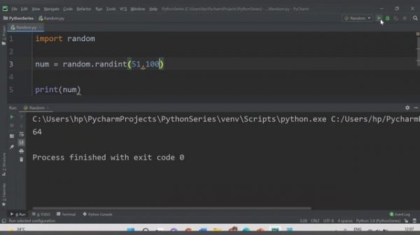 Python Random Module | Generate Random Number In Python | Random() | RandInt() |Choice() | Shuffle(