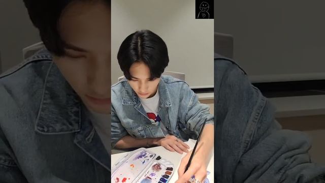 [Hyunjin Live] 211008 #hyunpic Drawing Live Part 2