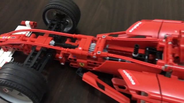 Lepin 3334 Ferrari F1 close up view смотреть онлайн