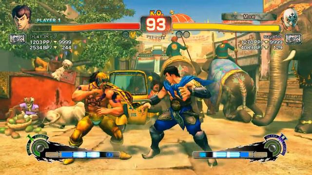 Ultra Street Fighter IV battle: Fei Long(PLAYER - 3) vs El Fuerte (sugartits) смотреть онлайн