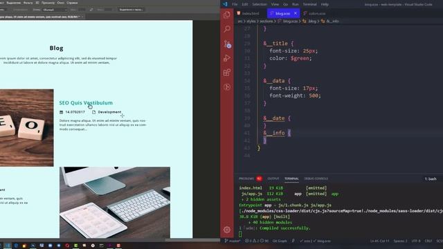 Web-dev LP №9 Верстаем раздел Blog смотреть онлайн