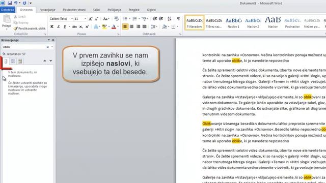 Microsoft Word 2010: Iskanje po besedilu смотреть онлайн