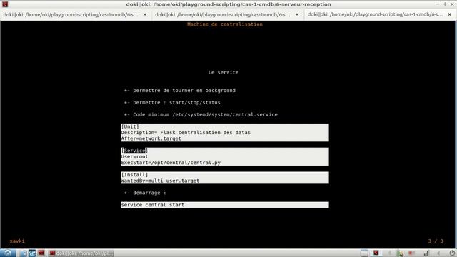 Scripting - 3.7 : Service SystemD et centralisation смотреть онлайн