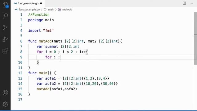 15 | Passing & Returning Array of Array To and From a Function | Go Tutorial | Go Lang Programming смотреть онлайн
