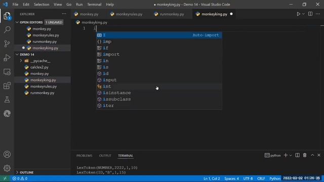 Lecture 14: PLY Calculator Design [Chapter 10A: Using Python Lax Yacc] смотреть онлайн