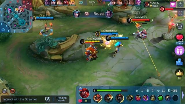 SUPER TANK!! TOP 1 MINOTAUR BEST BUILD - Mobile Legends [ Top 1 Global Minotaur Gameplay ] KO5TIK смотреть онлайн