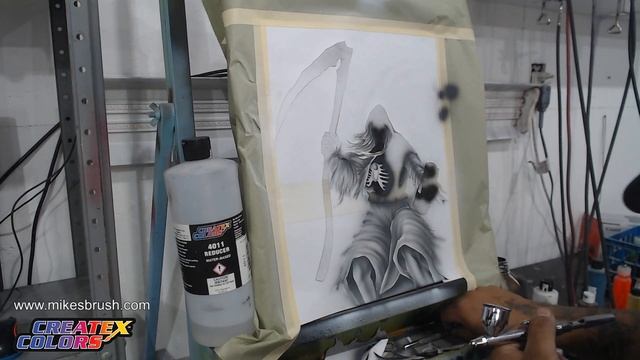 How to Airbrush Grim Reaper смотреть онлайн