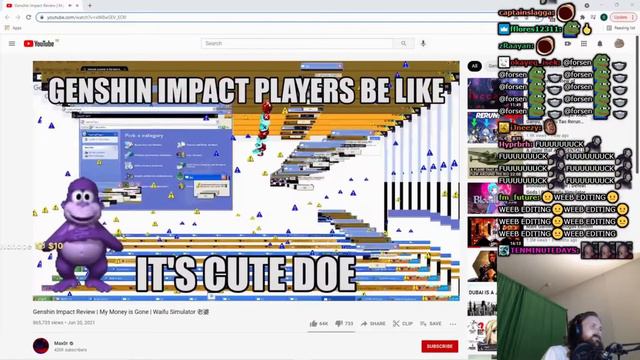 Forsen Reacts To Genshin Impact Review | My Money is Gone | Waifu Simulator 老婆 смотреть онлайн